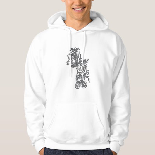 Quetzalcoatl Aztec Art Hoodie (Voorkant)