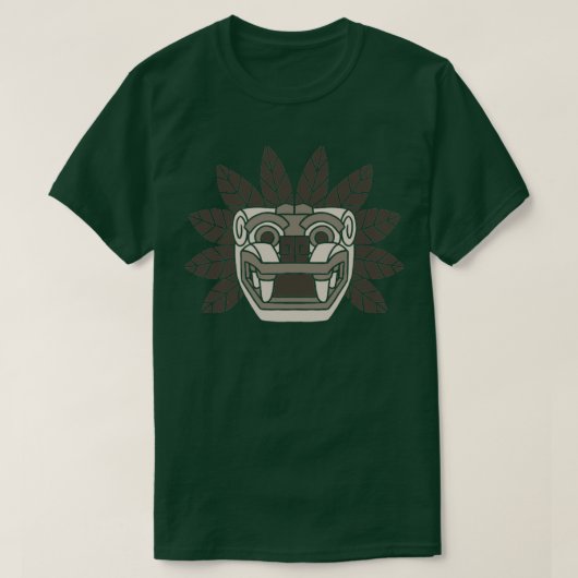 Quetzalcoatl Aztec Feathered Serpent Mayan Inca T-shirt (Design voorkant)