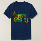 Quetzalcoatl Aztec Mayan Feathered Service Toltec T-shirt (Design voorkant)