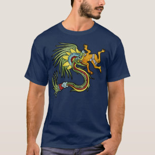Quetzalcoatl Aztec Mayan Feathered Service Toltec T-shirt