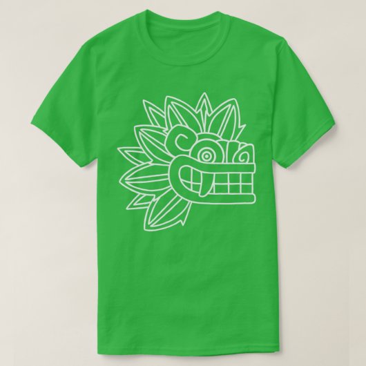 Quetzalcoatl Aztec Mayan Feathered Service Toltec T-shirt (Design voorkant)