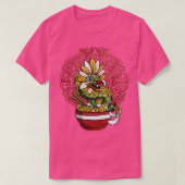 Quetzalcoatl Aztec Serpent Mayan Ramen Noodles Tol T-shirt (Design voorkant)