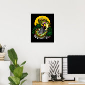 Quetzalcoatl Aztec Snake God Poster (Thuiskantoor)