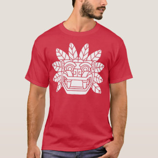 Quetzalcoatl Azteekse Gevederde Slang Mayan Inca T T-shirt
