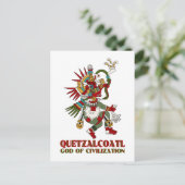 Quetzalcoatl Briefkaart (Staand voorkant)