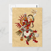 Quetzalcoatl Briefkaart (Voorkant / Achterkant)
