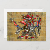 Quetzalcoatl Briefkaart (Voorkant / Achterkant)