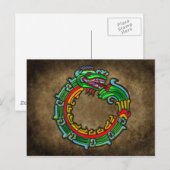Quetzalcoatl Briefkaart (Voorkant / Achterkant)