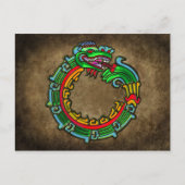 Quetzalcoatl Briefkaart (Voorkant)