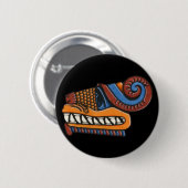 Quetzalcoatl Button (Voorkant /achterkant)