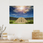 Quetzalcoatl dalend 002 poster (Keuken)