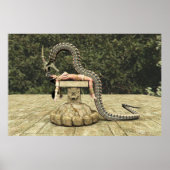 Quetzalcoatl dalend 003 poster (Voorkant)