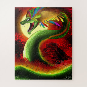 Quetzalcoatl de Aztec God Legpuzzel