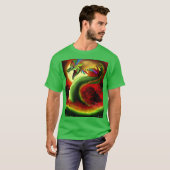 Quetzalcoatl de Aztec god T-shirt (Voorkant volledig)