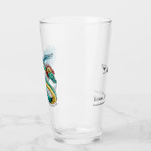 Quetzalcoatl Dragon December Birthstone Turquoise Glas (Links)