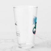 Quetzalcoatl Dragon December Birthstone Turquoise Glas (Rechts)