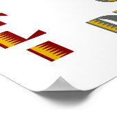 Quetzalcoatl en Mictlantecuhtli Poster (Hoek)