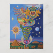 Quetzalcoatl Geeft briefkaart terug (Voorkant)