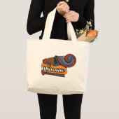 Quetzalcoatl Grote Tote Bag (Voorkant (product))