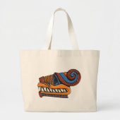 Quetzalcoatl Grote Tote Bag (Voorkant)