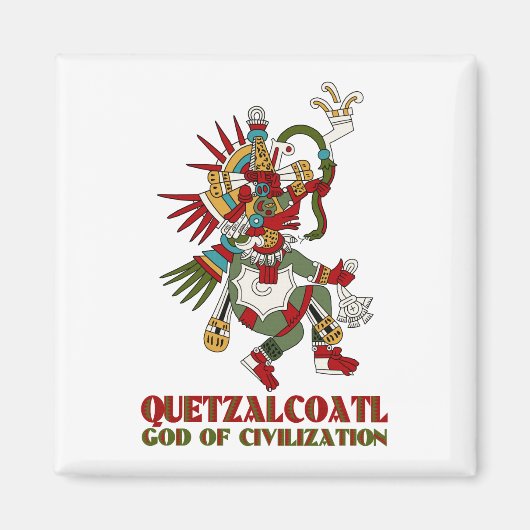 Quetzalcoatl Magneet (Voorkant)