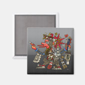Quetzalcoatl Magneet (Voorkant / Achterkant)