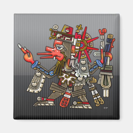Quetzalcoatl Magneet (Voorkant)