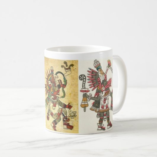 Quetzalcoatl mok (Voorkant rechts)