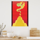 Quetzalcoatl Poster (Keuken)