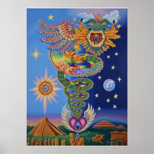 Quetzalcoatl Retourzendingen Poster (Voorkant)