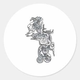 Quetzalcoatl Ronde Sticker