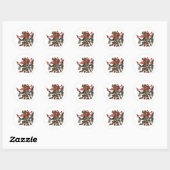 Quetzalcoatl Ronde Sticker (Vel)