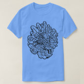 Quetzalcoatl Rozen Ancient Aztec Serpent Mayan Inc T-shirt (Design voorkant)