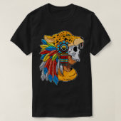 Quetzalcoatl Skull Aztec Warrior Mayan Inca Toltec T-shirt (Design voorkant)