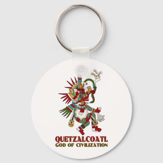 Quetzalcoatl Sleutelhanger (Voorkant)