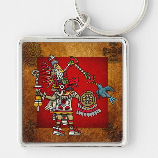 Quetzalcoatl Sleutelhanger (Voorkant)