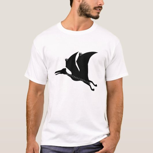 Quetzalcoatlus pterosaur prehistorisch t-shirt (Voorkant)