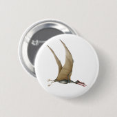 Quetzalcoatlus Ronde Button 5,7 Cm (Voorkant /achterkant)