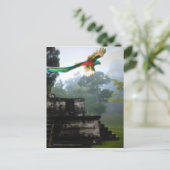 Quetzel in Tikal Briefkaart (Staand voorkant)