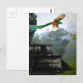 Quetzel in Tikal Briefkaart (Voorkant / Achterkant)