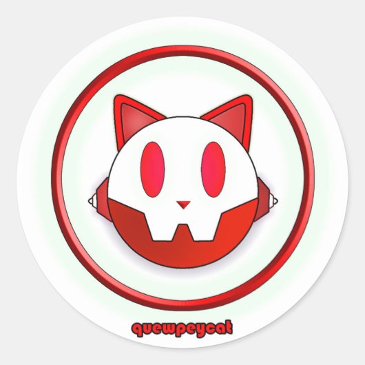 Quewpeycat - stickers (Voorkant)