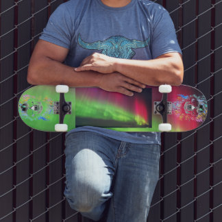 Quezalcoatl zonnevlammen Skateboard
