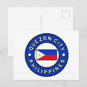 Quezon City Filipijnen Briefkaart (Voorkant / Achterkant)