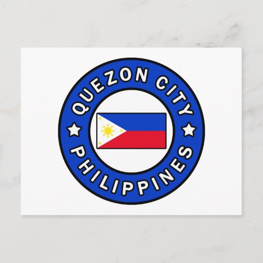 Quezon City Filipijnen Briefkaart (Voorkant)