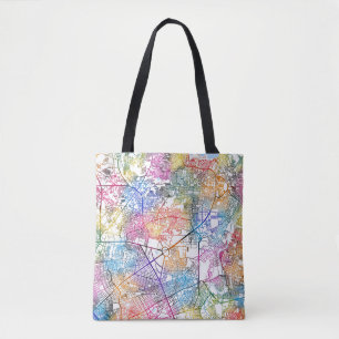 Quezon City Filipijnen Kaart Tote Bag