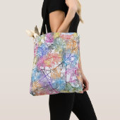 Quezon City Filipijnen Kaart Tote Bag (Dichtbij)