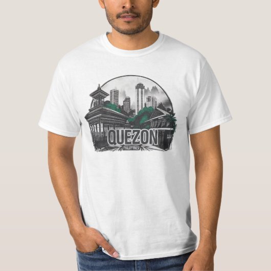 Quezon City Filipijnen T-shirt (Voorkant)