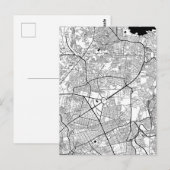  Quezon City Philippines Map Briefkaart (Voorkant / Achterkant)