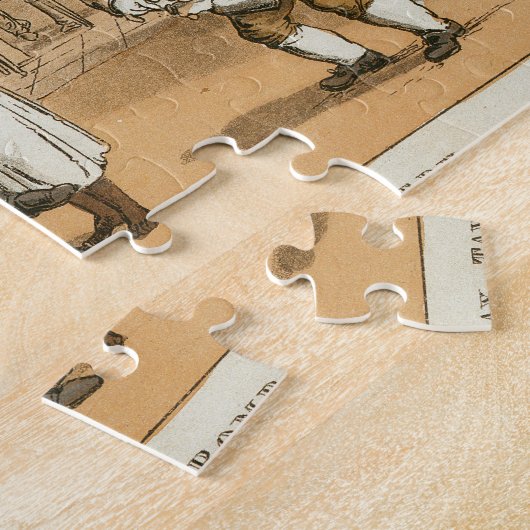 Qui Hi in the Bombay Tavern, van 'The Grand Maste' Legpuzzel (Zijkant)