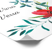 Qui Vivra Verra - Frans Proverb Poster (Hoek)